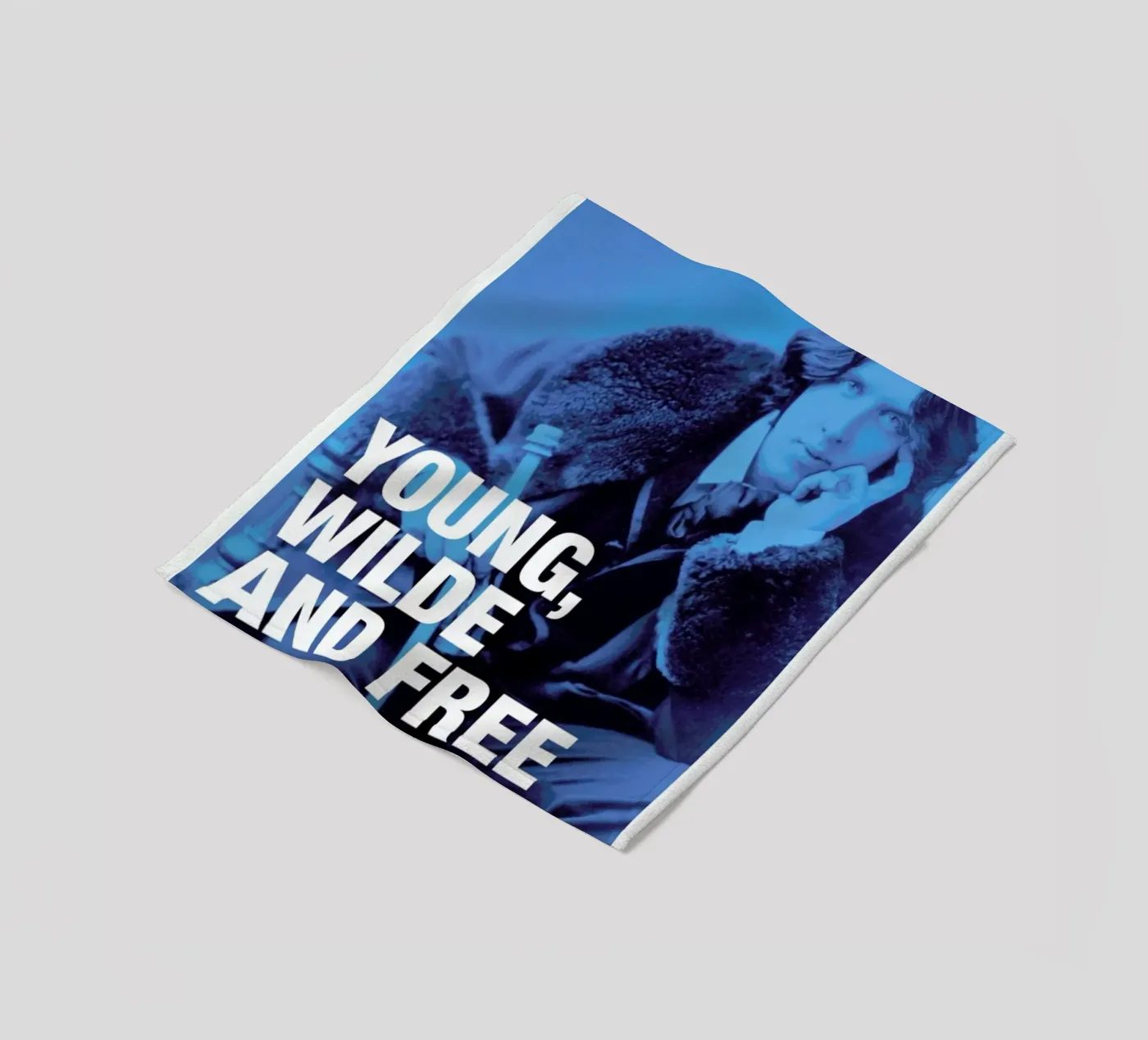 Wilde fleece blanket by Fists Et Lettres