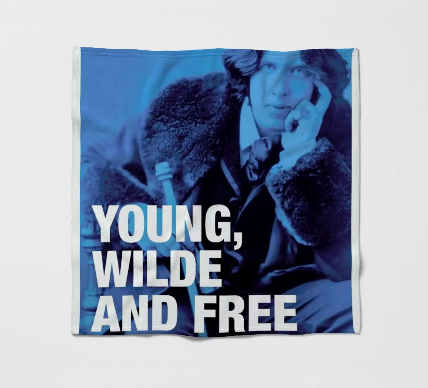 Wilde fleece blanket by Fists Et Lettres