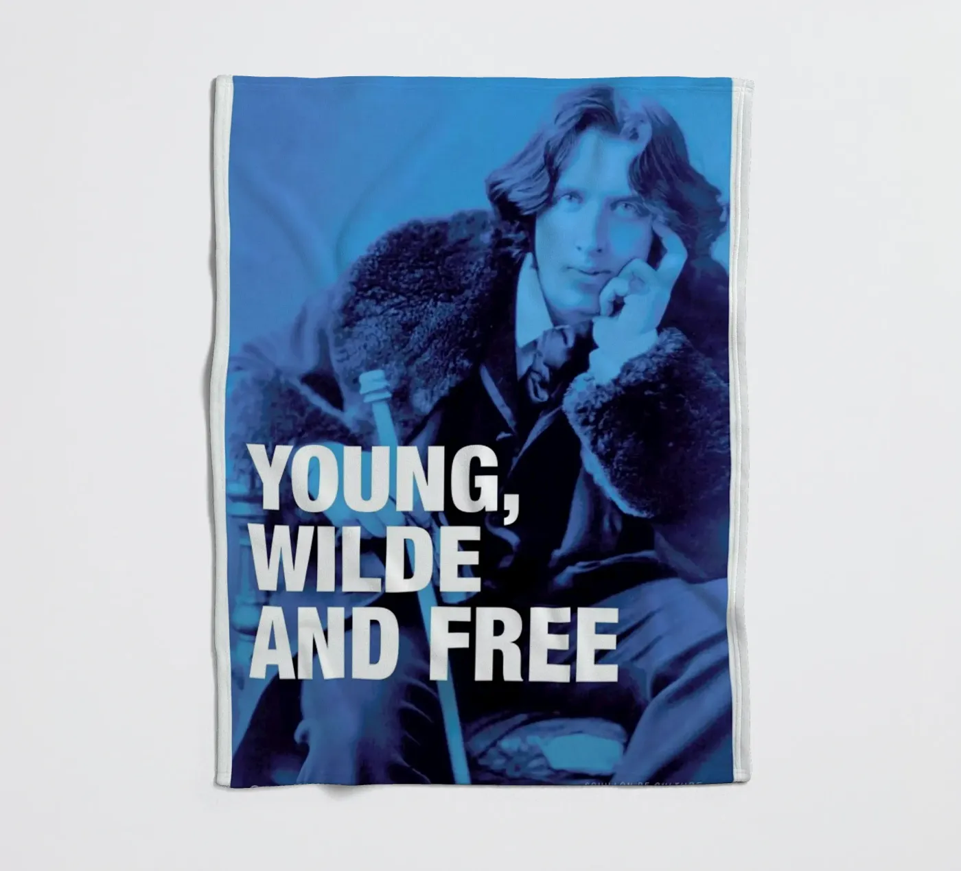 Wilde fleece blanket by Fists Et Lettres