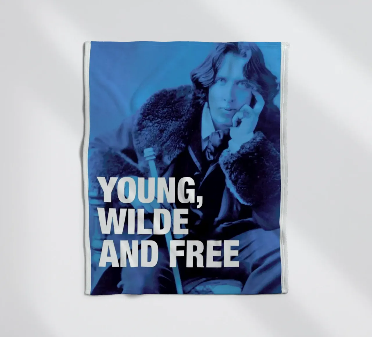 Wilde fleece blanket by Fists Et Lettres