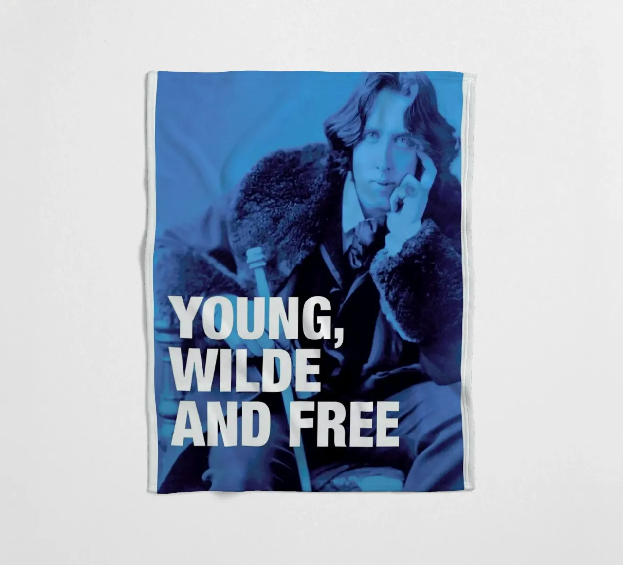Wilde fleece blanket by Fists Et Lettres
