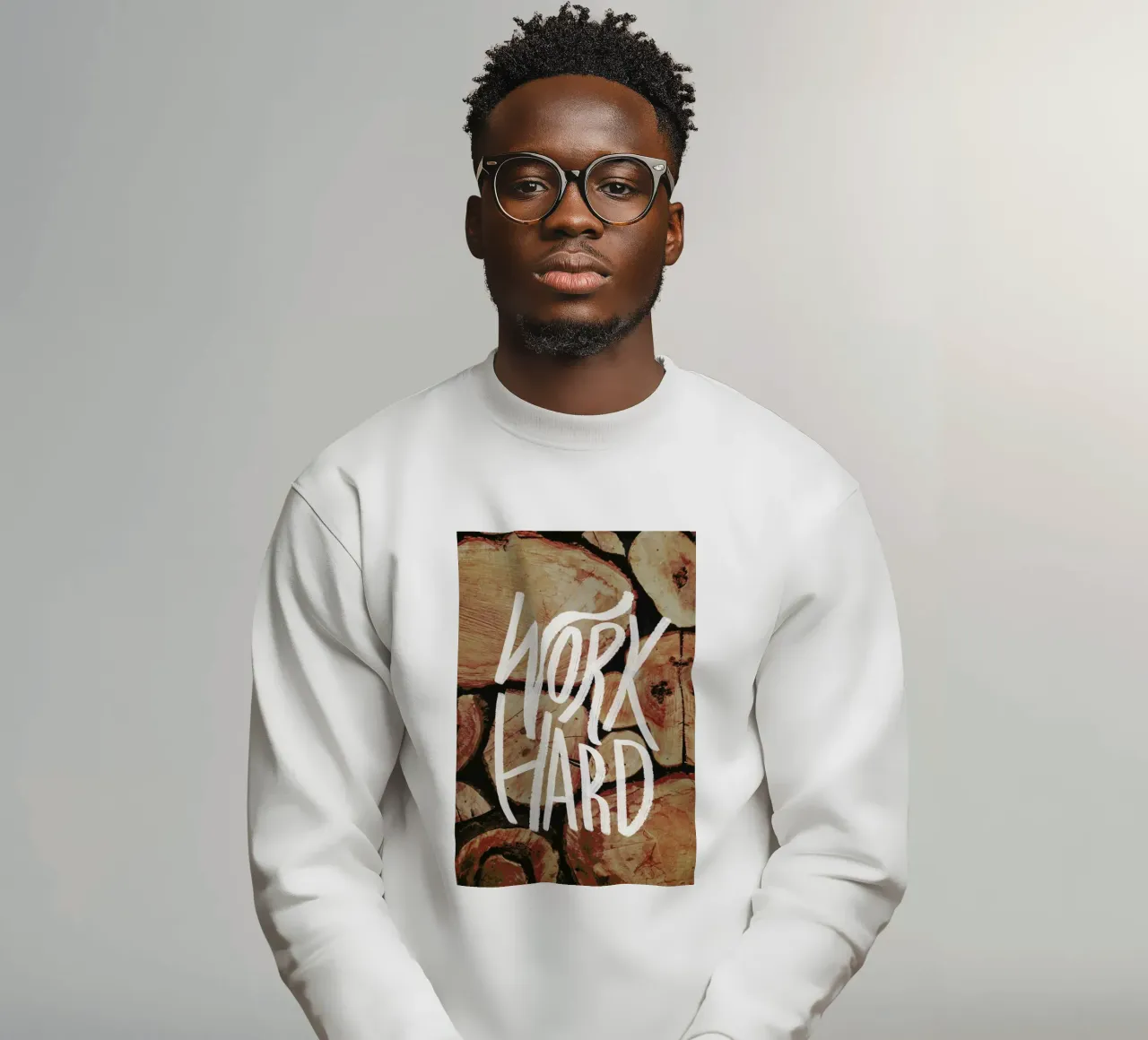 Work Hard felpa da Leah Flores