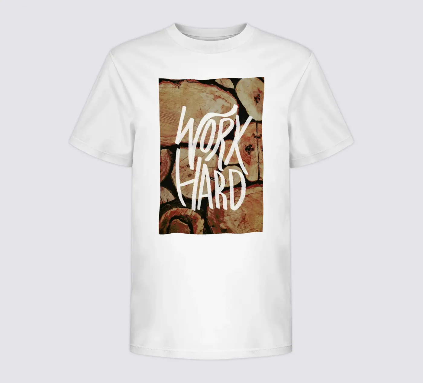 Work Hard Kinder T-Shirt von Leah Flores