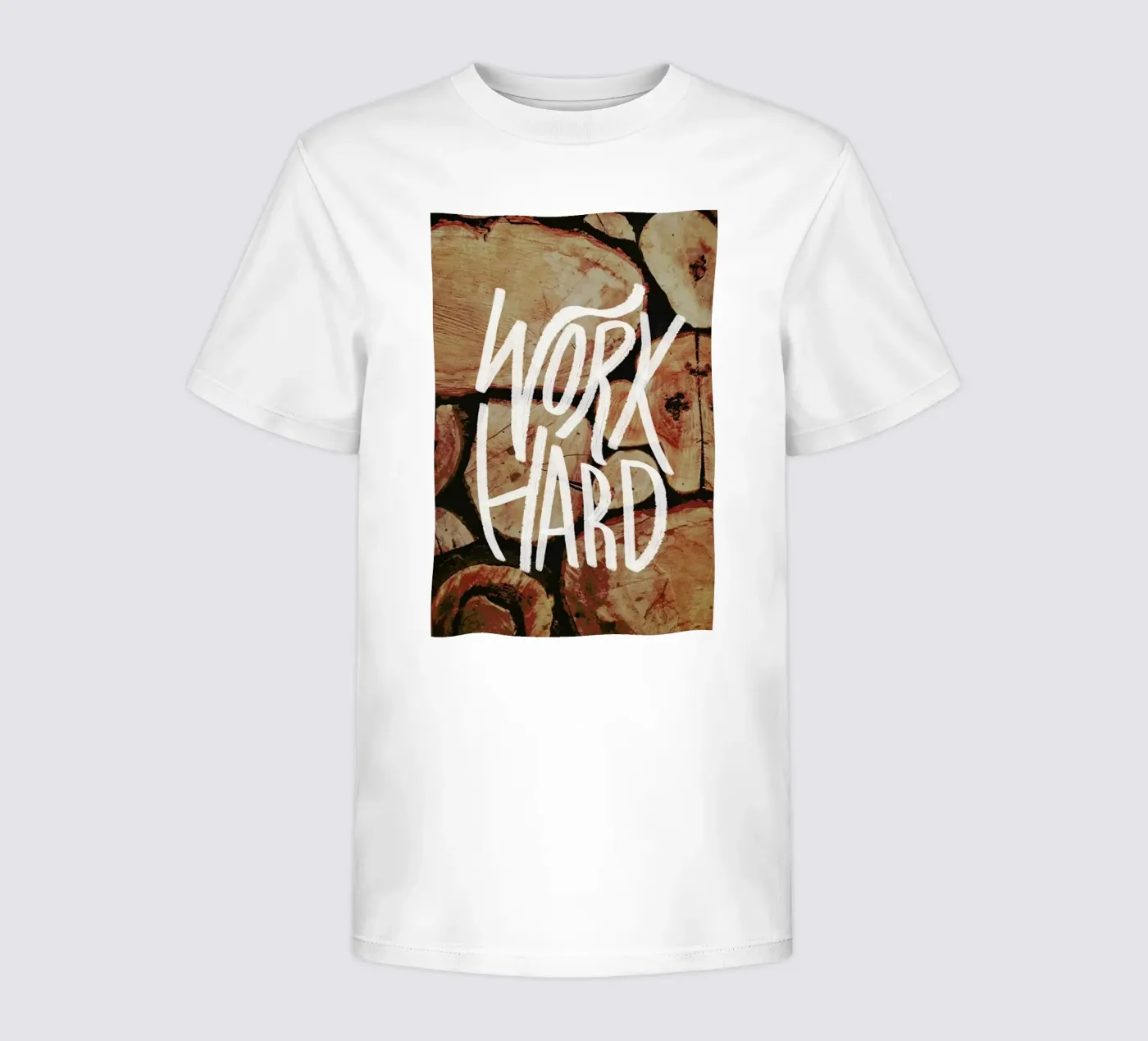 Work Hard Kinder T-Shirt von Leah Flores