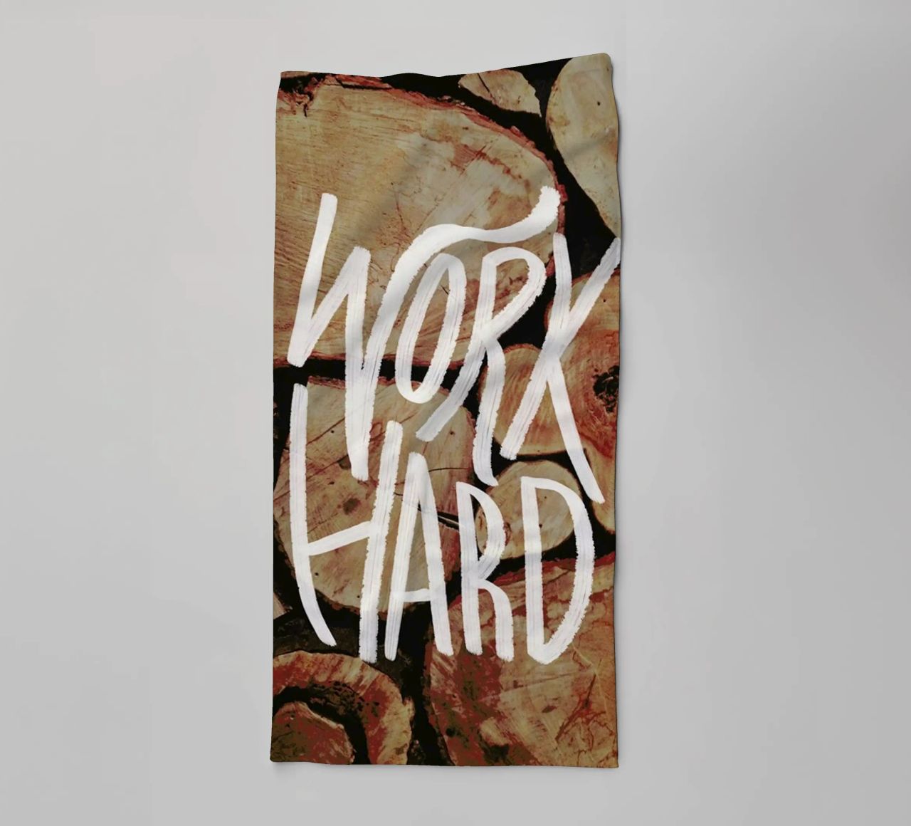 Work Hard asciugamano da bagno da Leah Flores