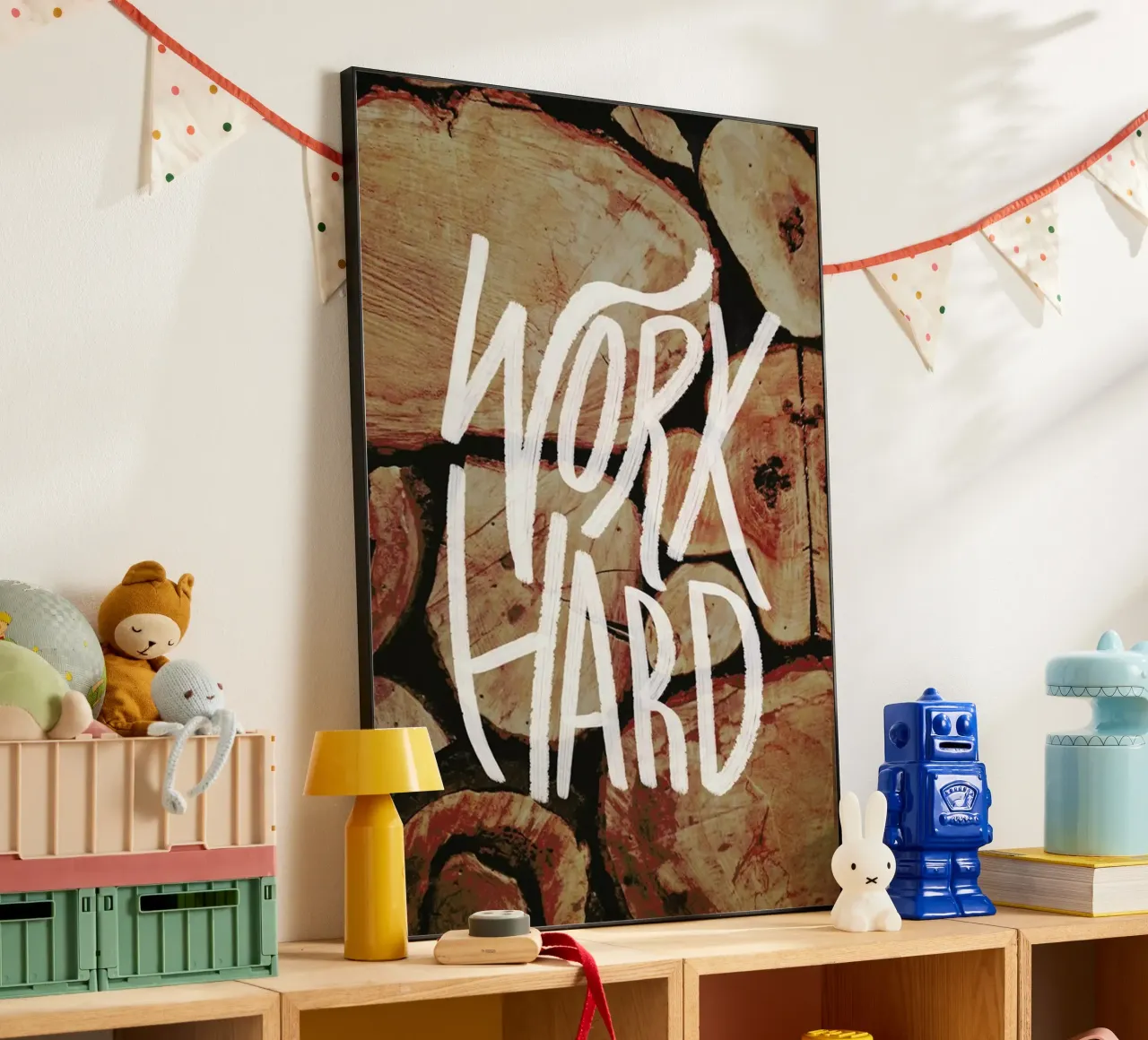 Work Hard pannello forex da Leah Flores