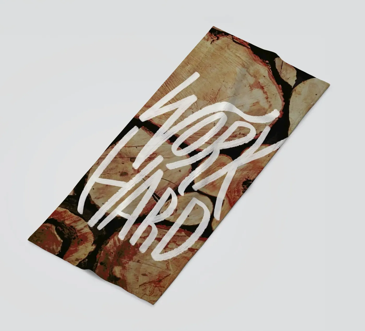 Work Hard beach towel by Leah Flores
