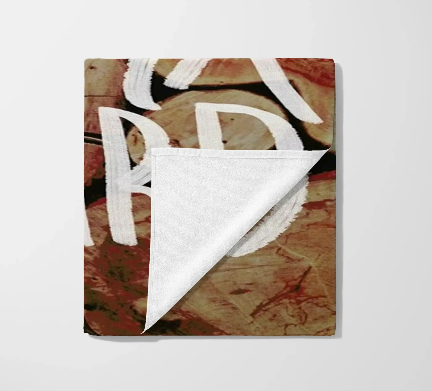 Work Hard beach towel by Leah Flores