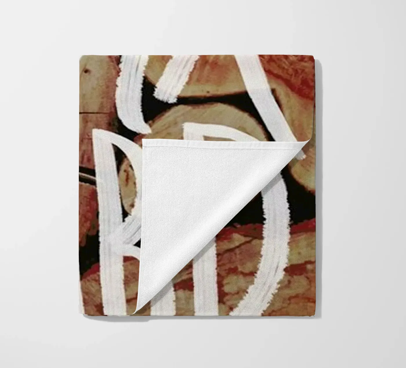 Work Hard beach towel by Leah Flores