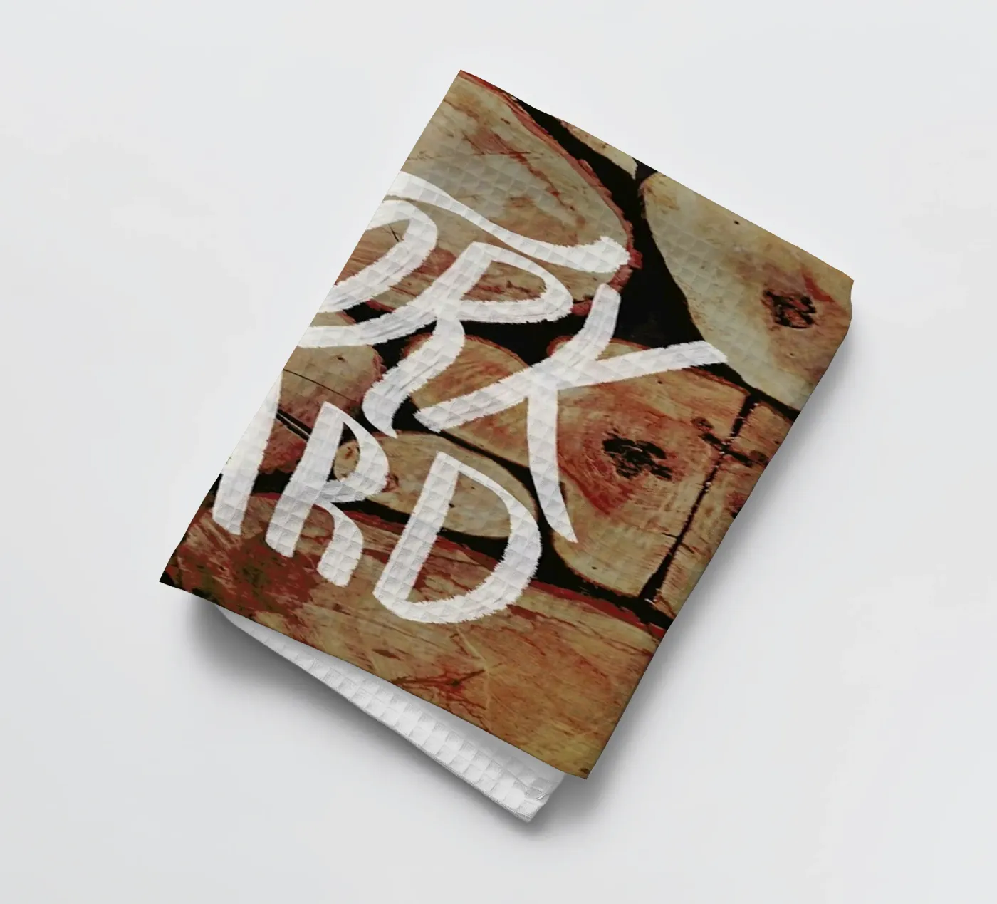 Work Hard torchon de Leah Flores