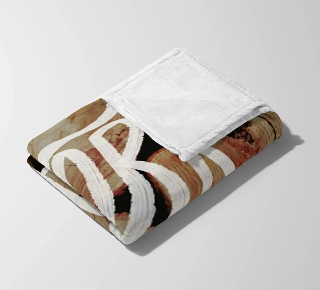 Work Hard coperta in pile da Leah Flores