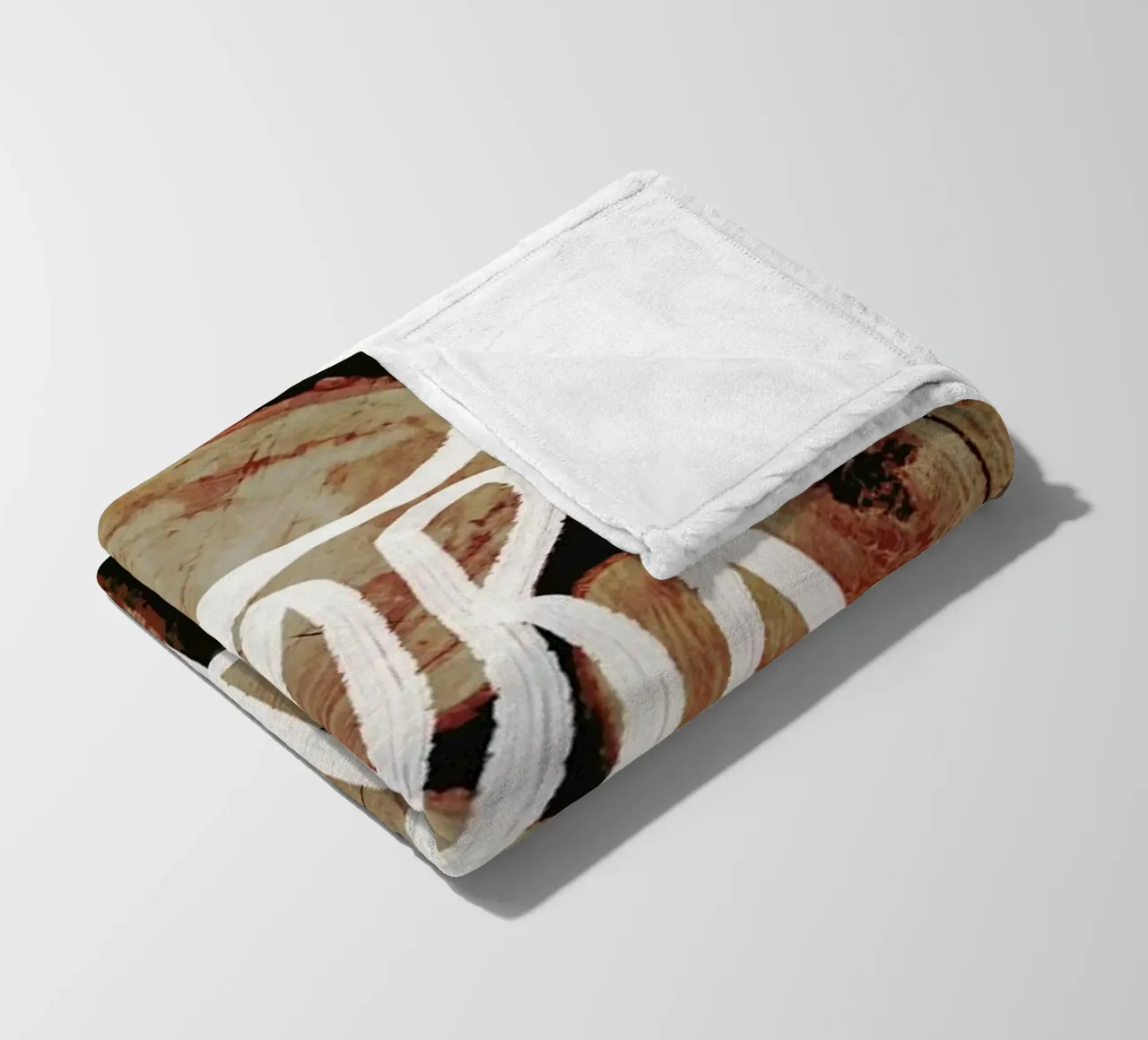 Work Hard coperta in pile da Leah Flores