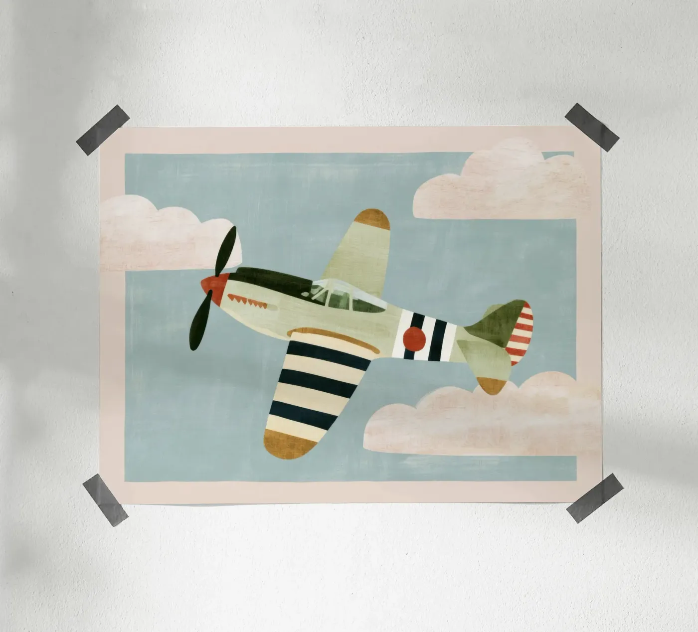 Aereo d'epoca poster da Aimee