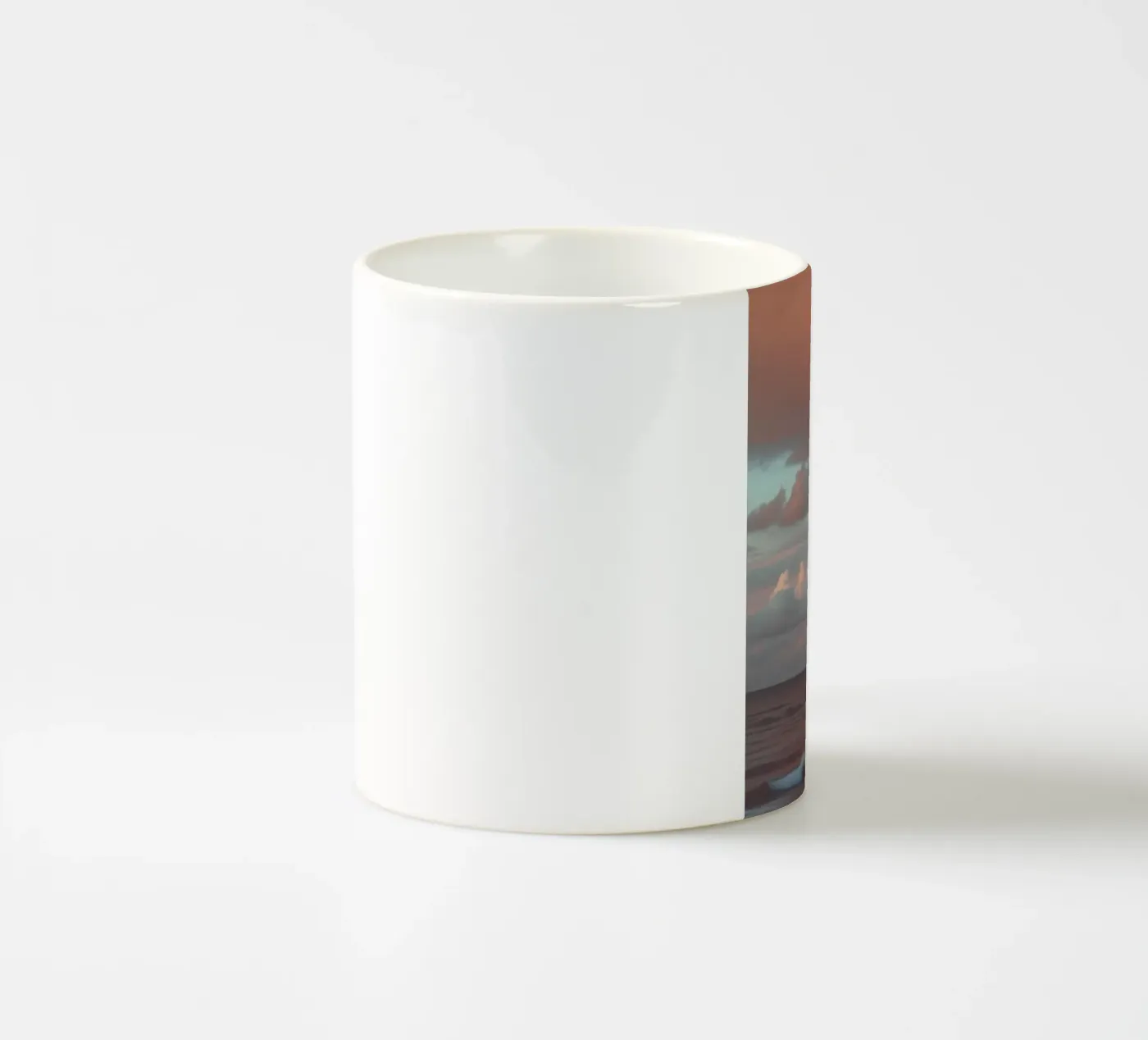 Rainbow ceramic mug by Vale Studio