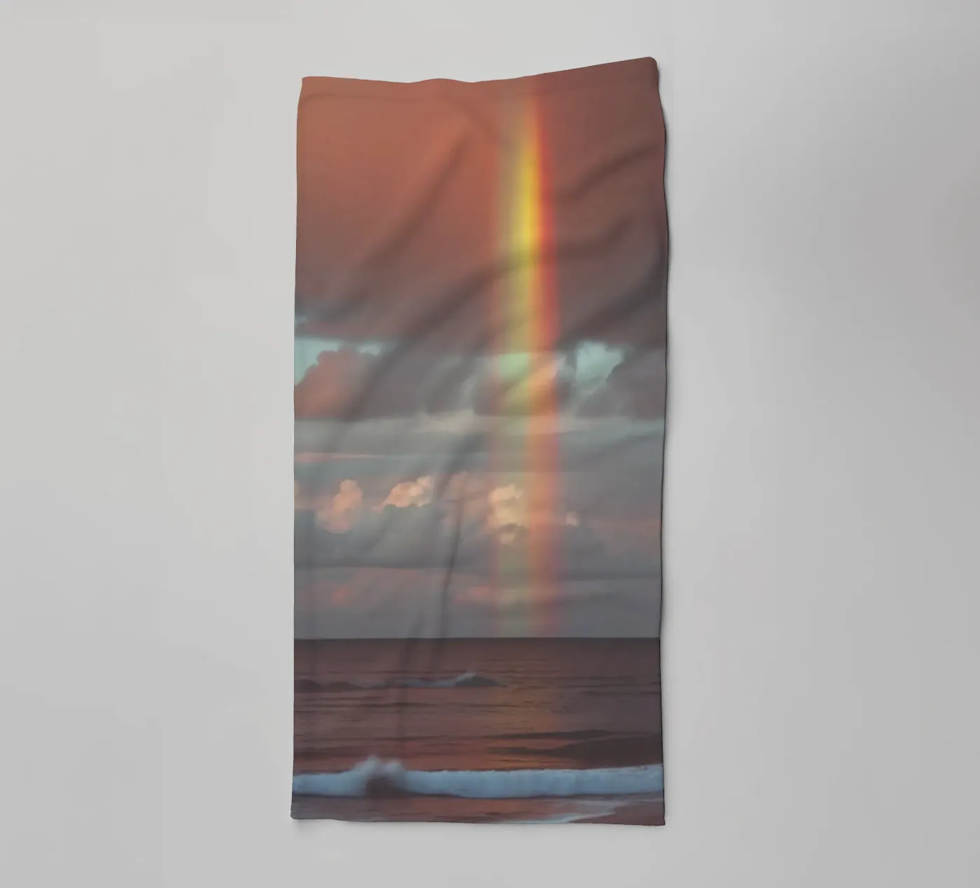 Rainbow towel by Vale Studio