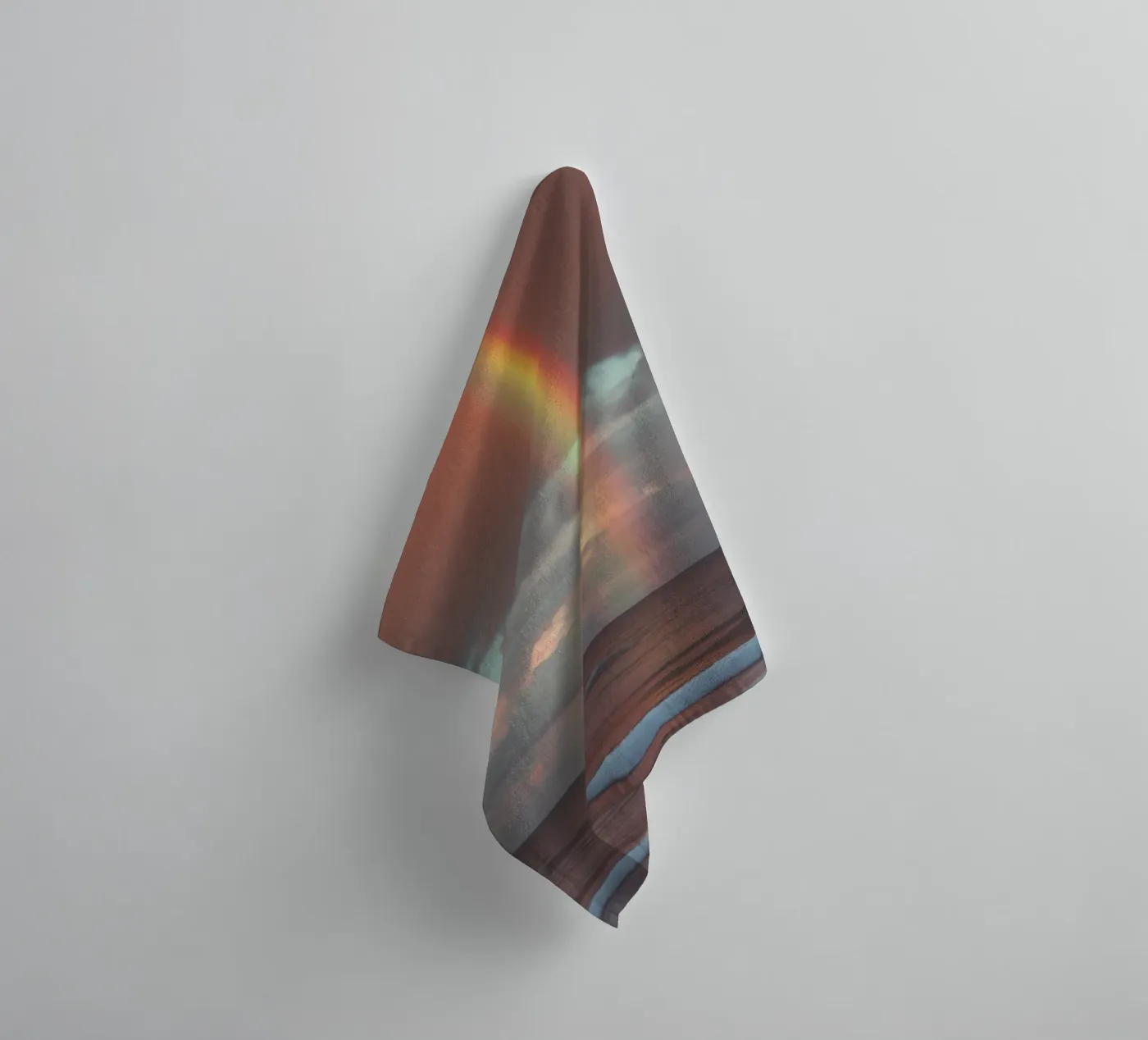 Rainbow towel by Vale Studio