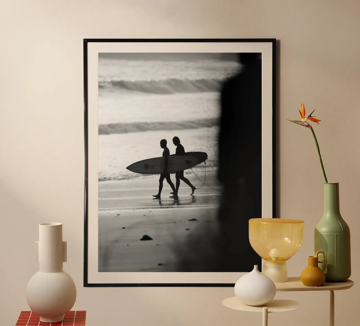 Surfer Bw poster da Vale Studio