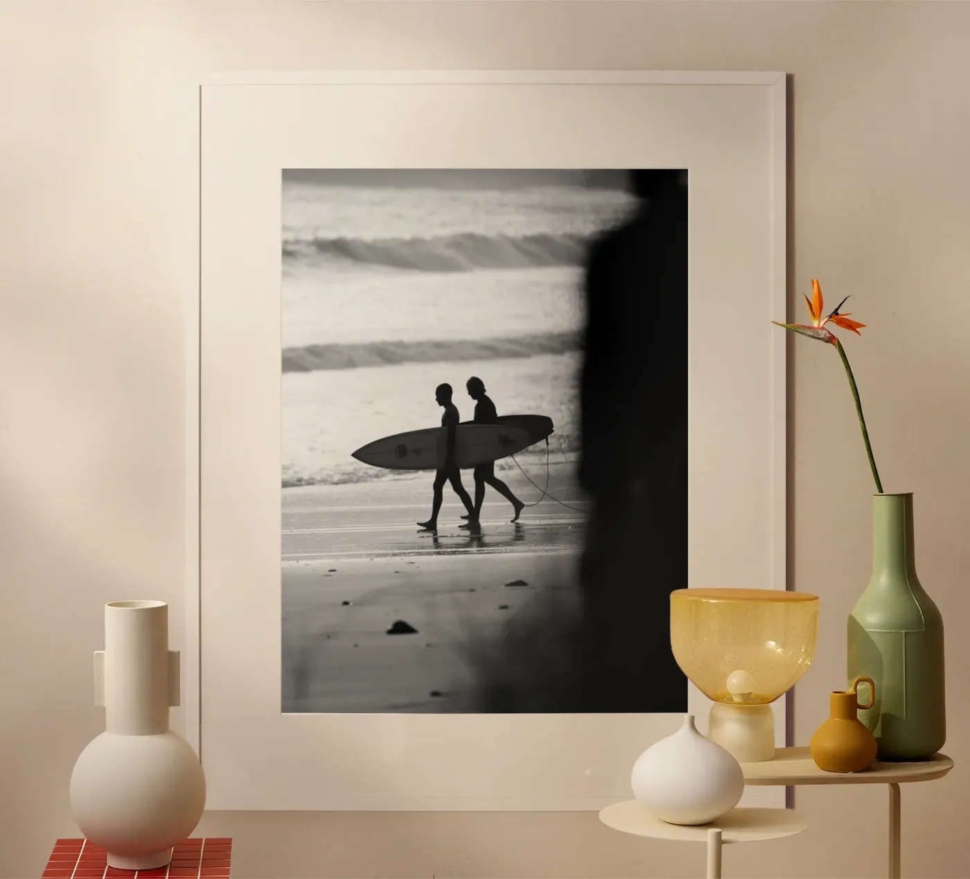 Surfer Bw poster da Vale Studio