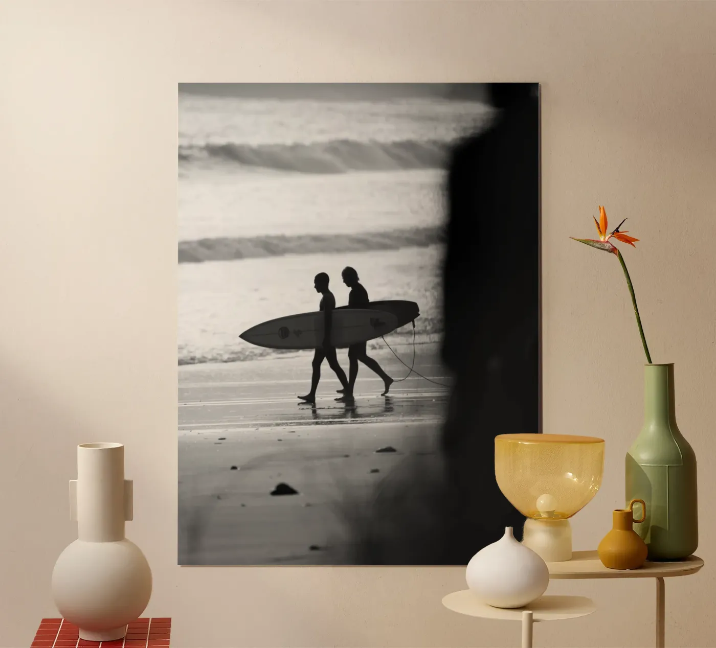 Surfer Bw poster da Vale Studio