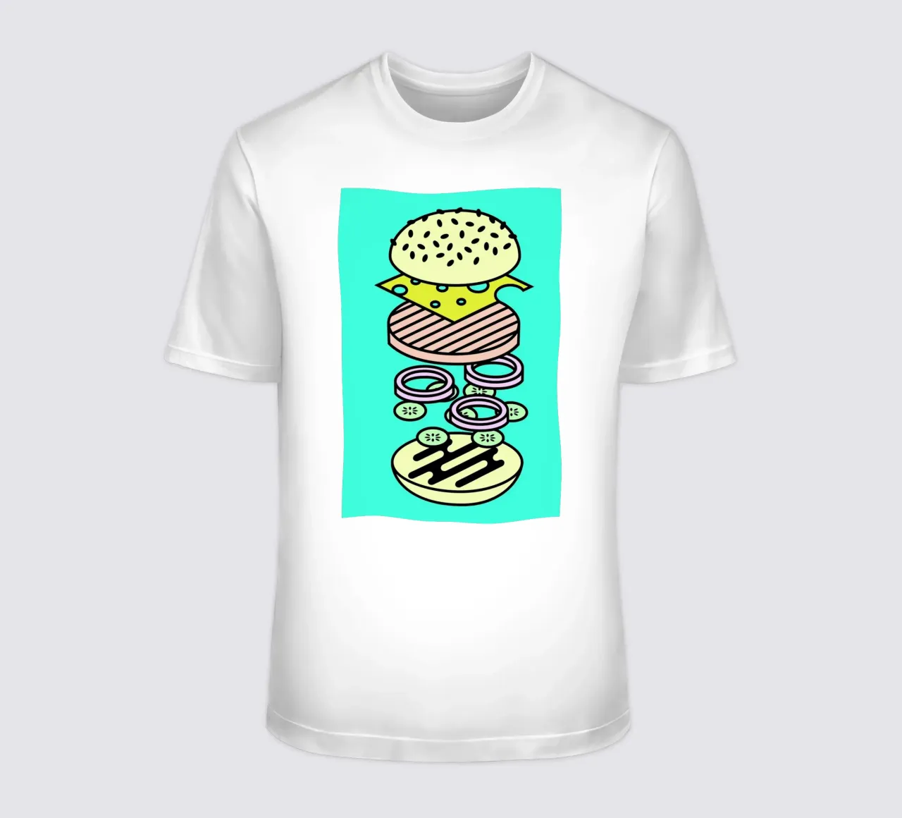 Burger t-shirt da Jan Luzar