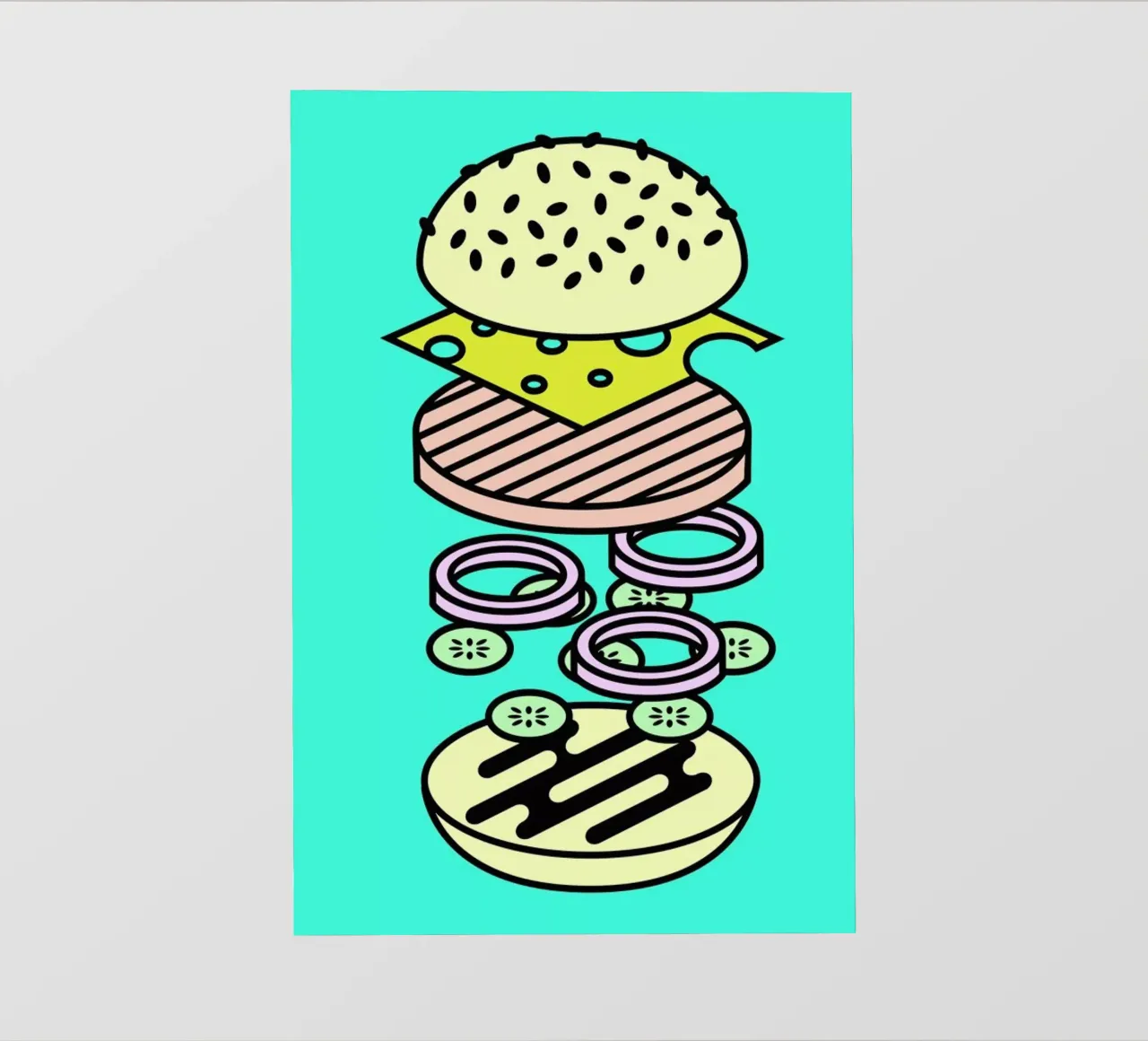 Burger telo in pvc da Jan Luzar