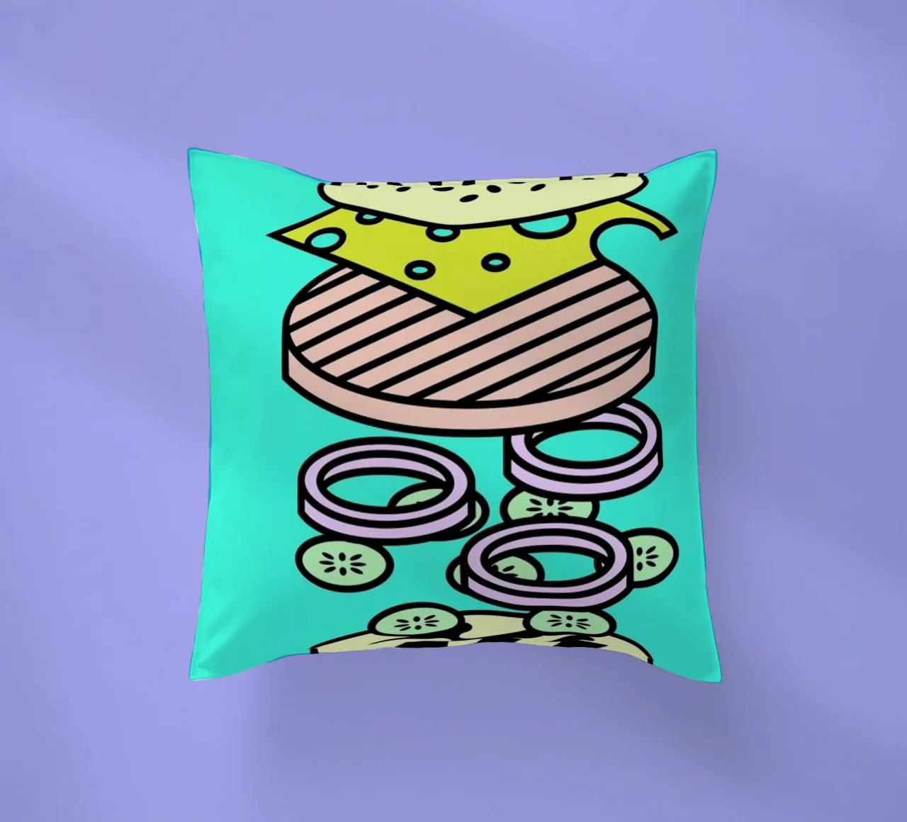 Burger cuscino da Jan Luzar