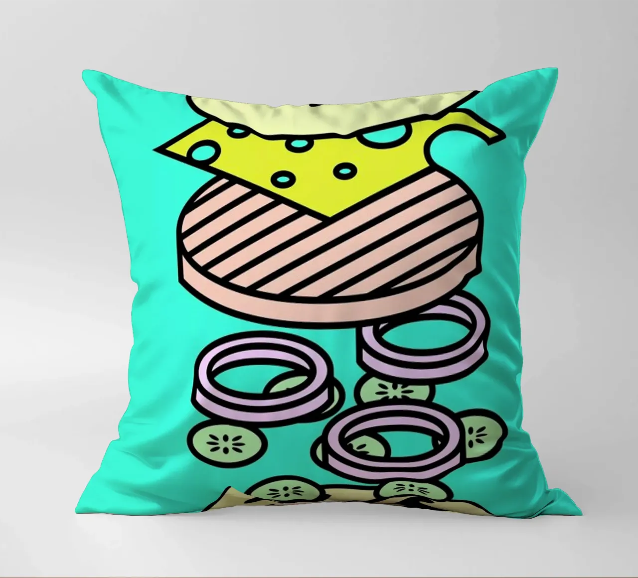 Burger cuscino da Jan Luzar