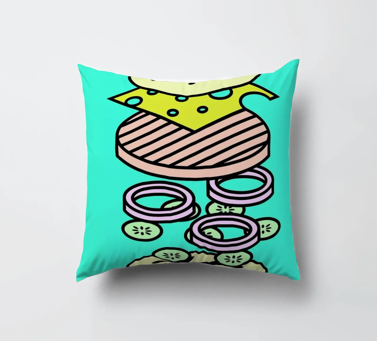 Burger cuscino da Jan Luzar