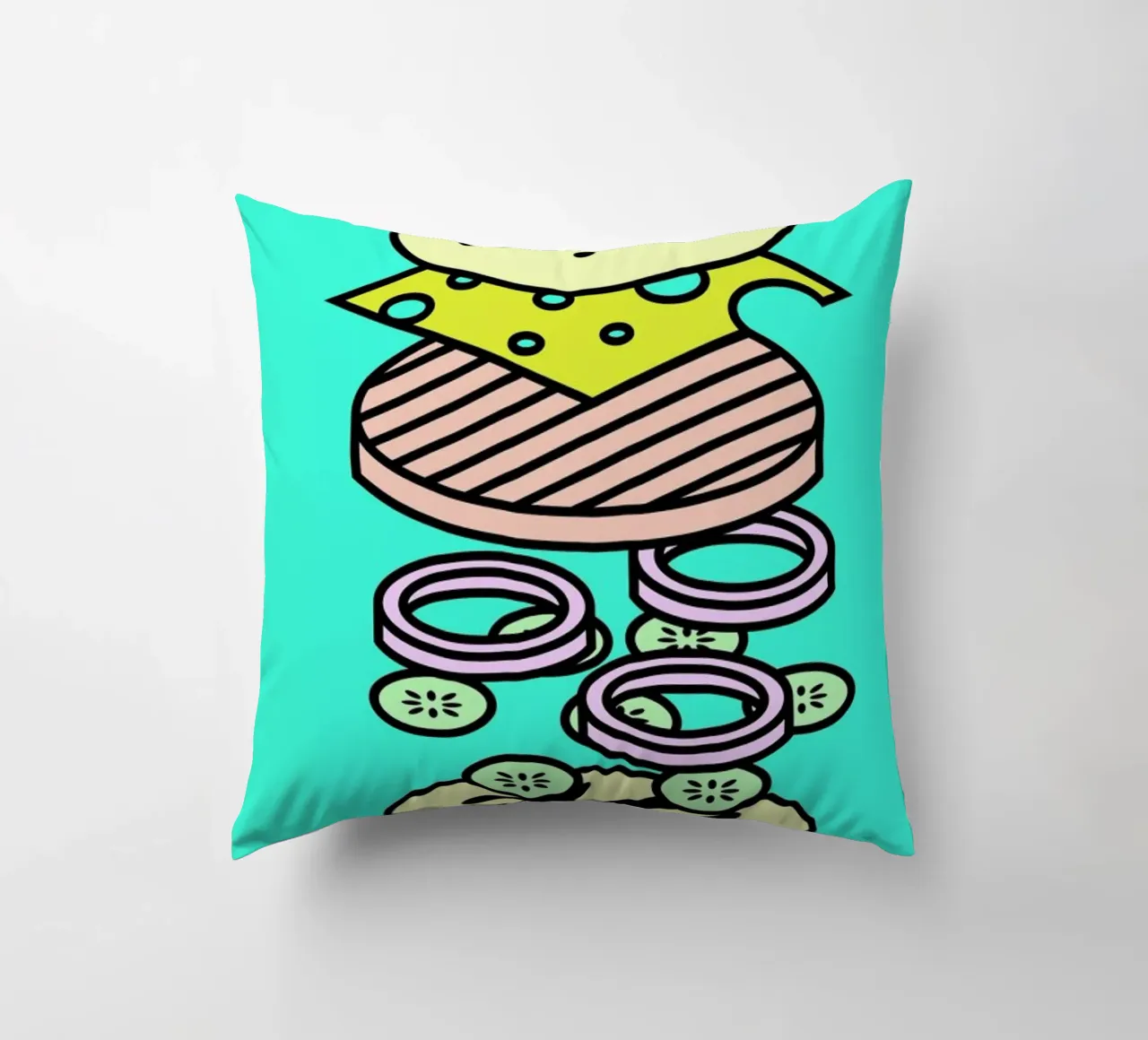 Burger cuscino da Jan Luzar