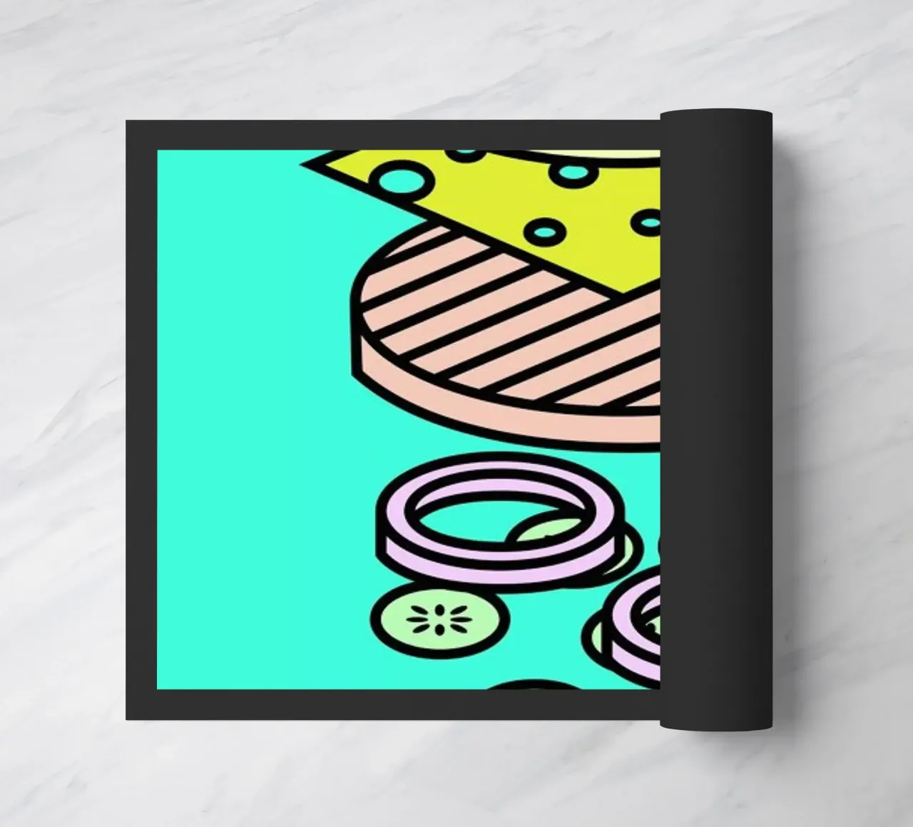 Burger deurmat van Jan Luzar