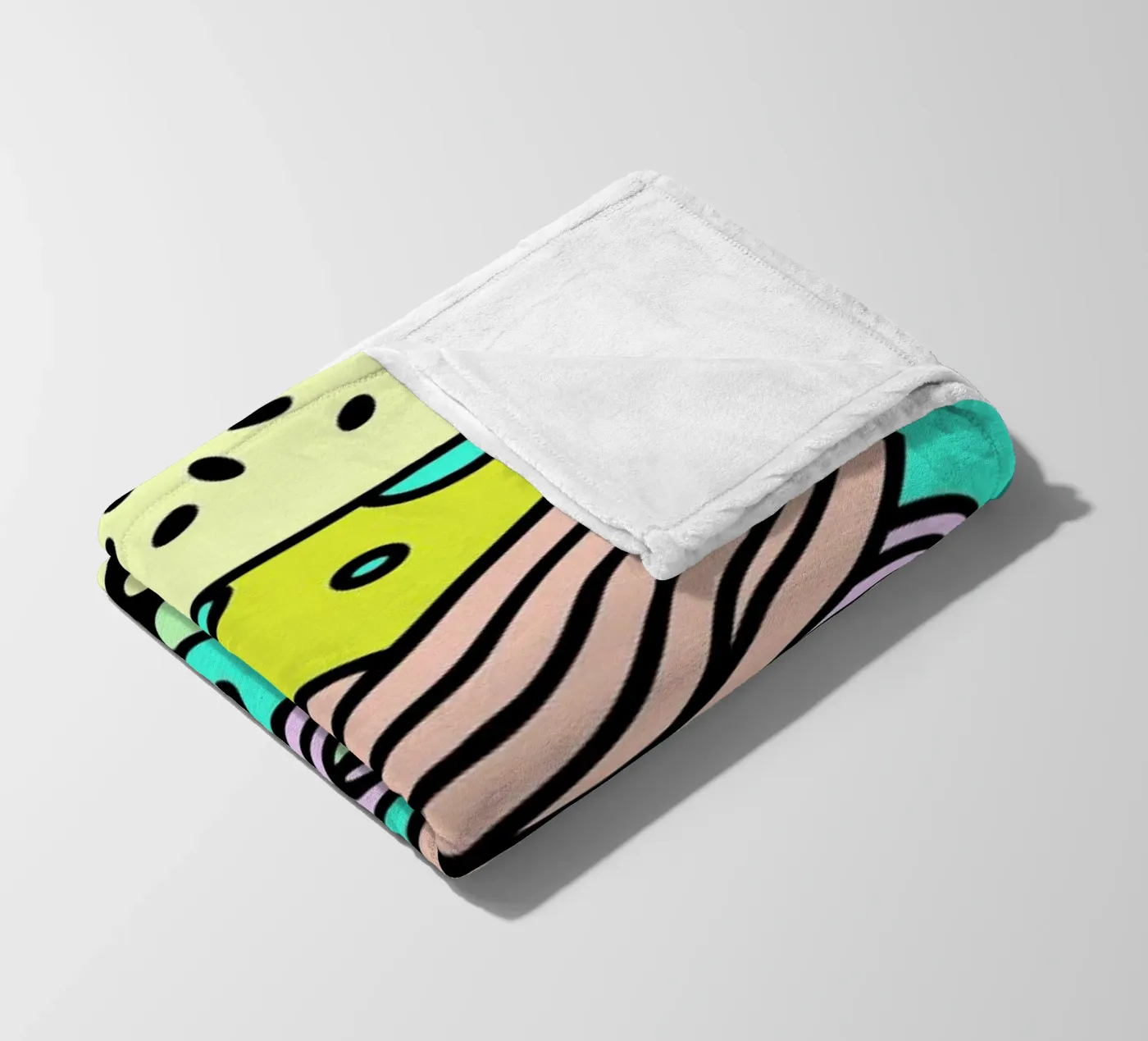 Cheeseburger Explosion – Fastfood fleecedeken van Jan Luzar