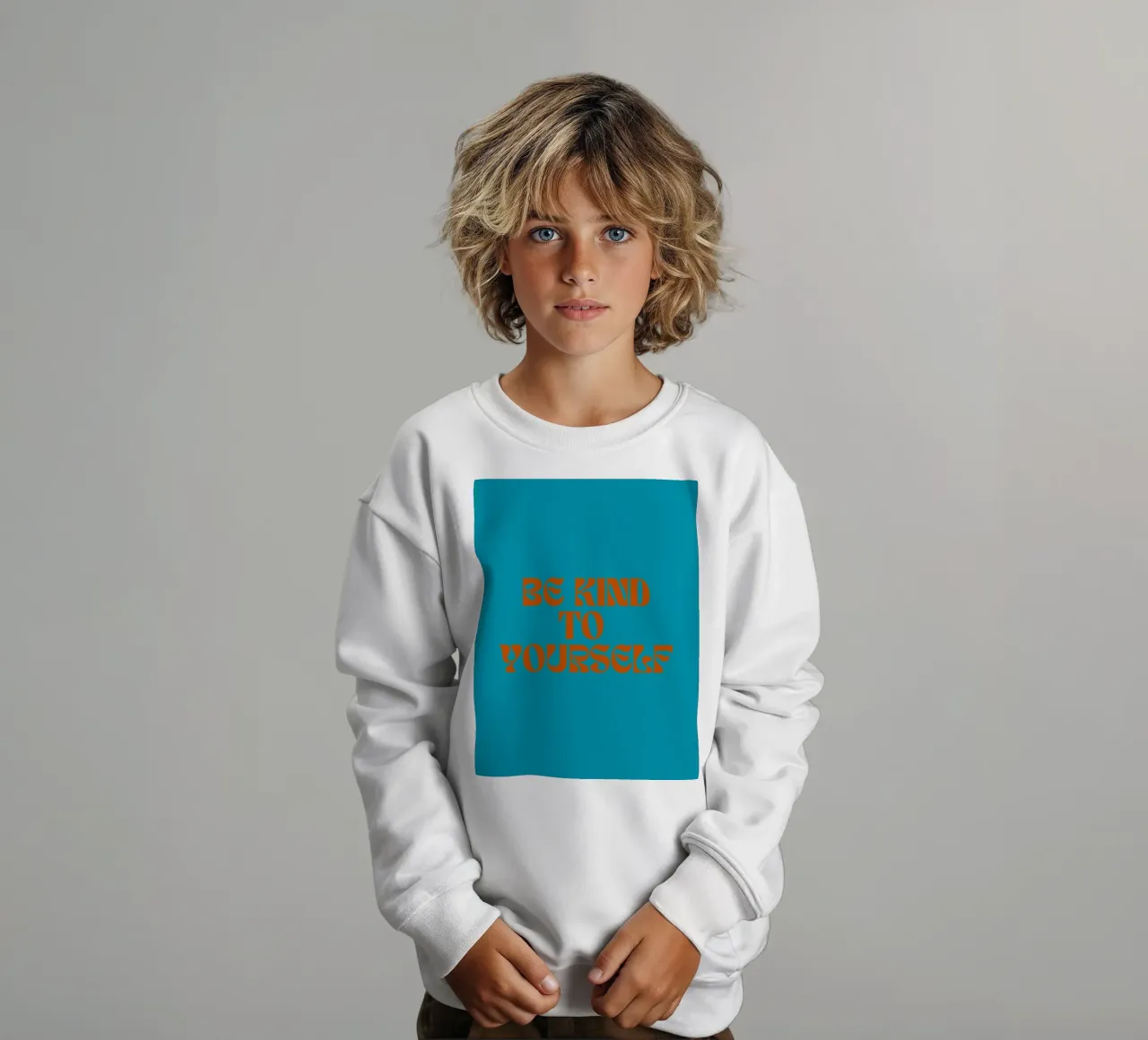 Siate gentili con voi stessi felpa bambino da inspirational quote
