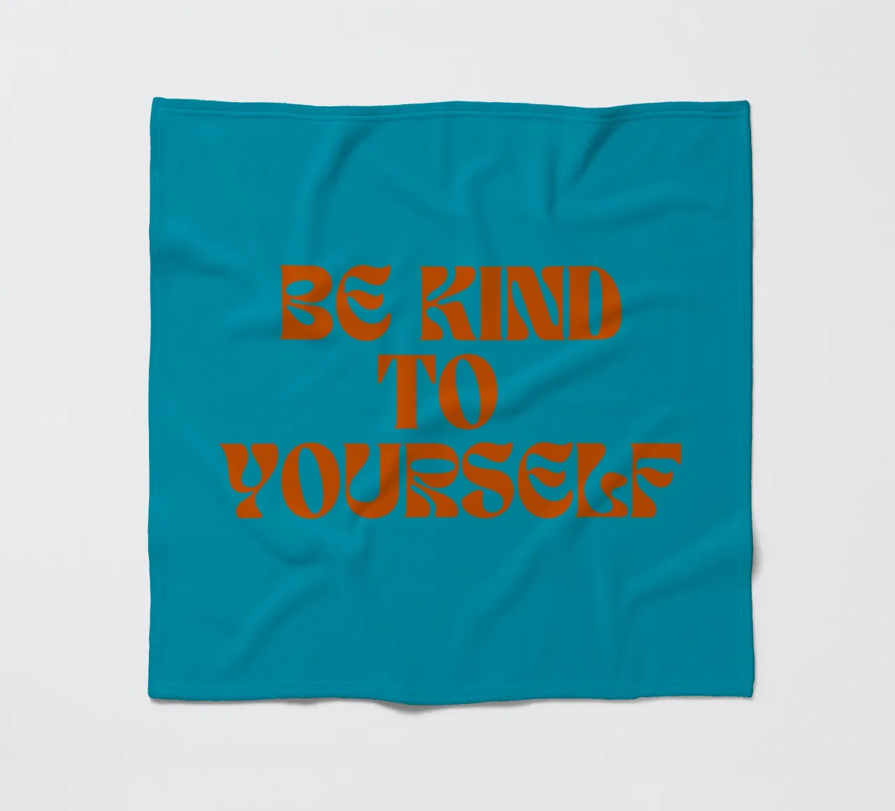 Sei nett zu dir selbst Fleecedecke von inspirational quote