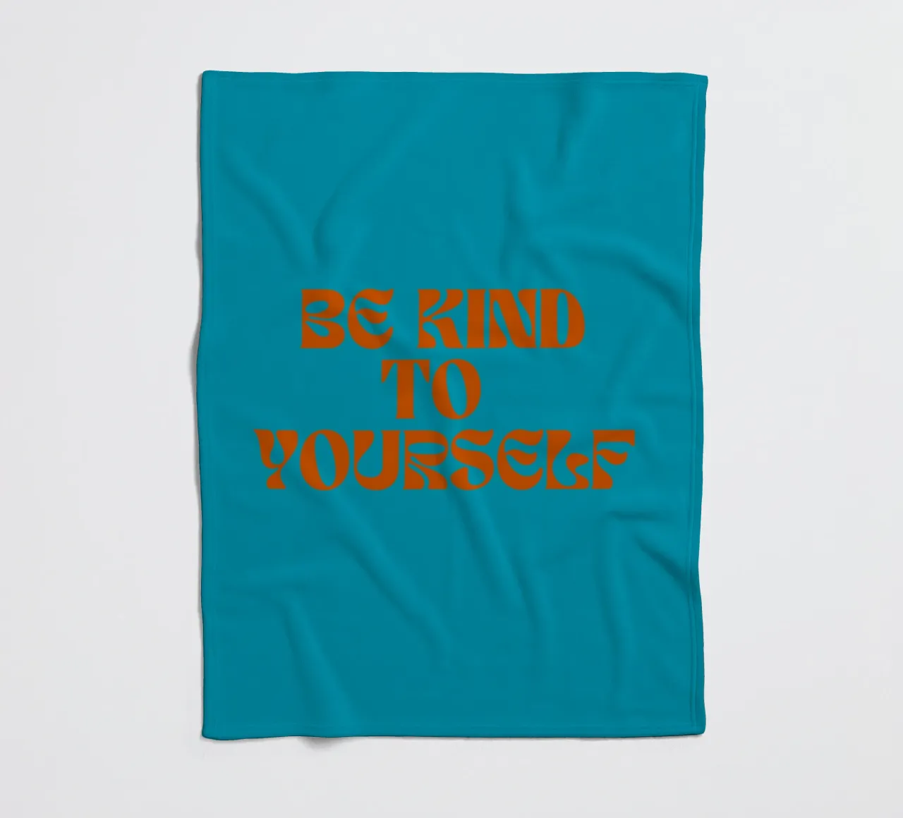 Sei nett zu dir selbst Fleecedecke von inspirational quote