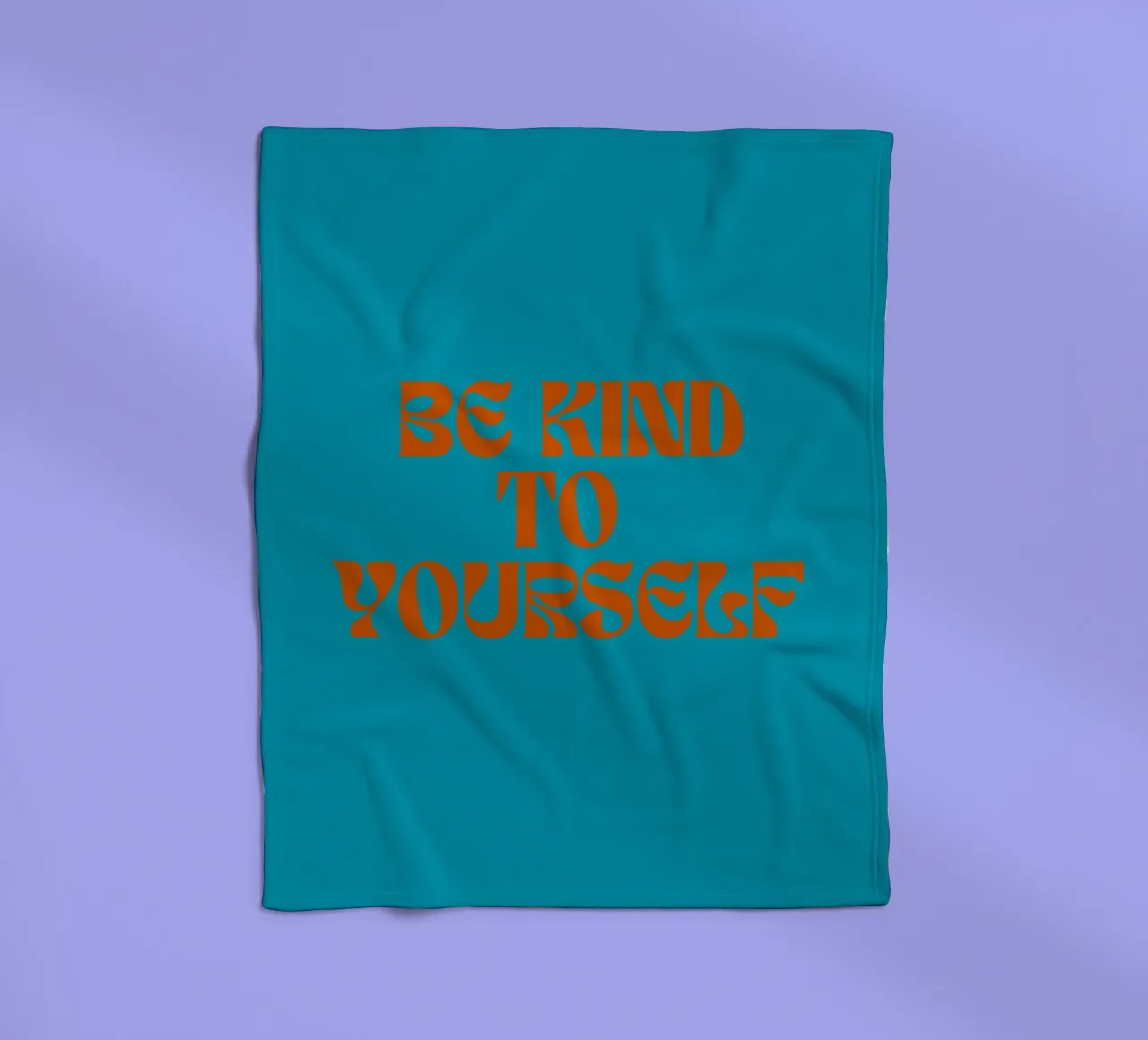 Sei nett zu dir selbst Fleecedecke von inspirational quote