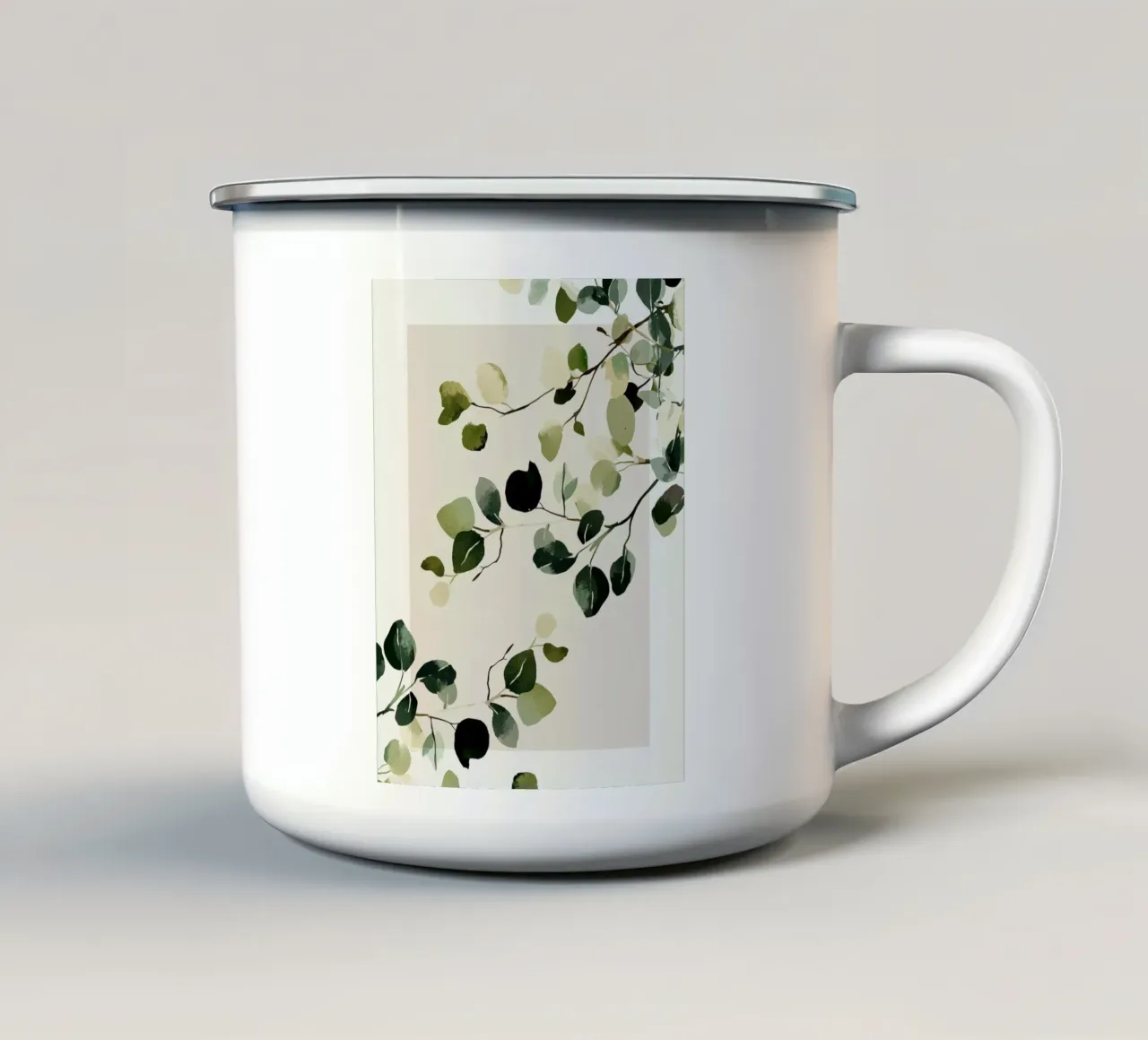 Leafs tazza in smalto da treechild