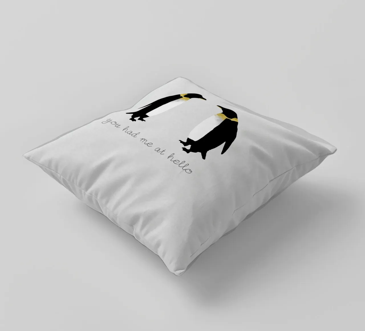 Mi hai conquistato con Hello cuscino da Orara Studio
