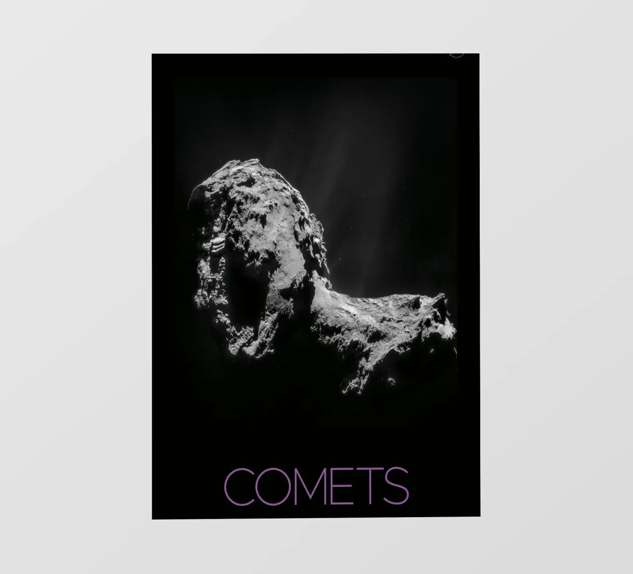 nasa comet poster pellicola backlit da 🎁 ARTVI-SHOP
