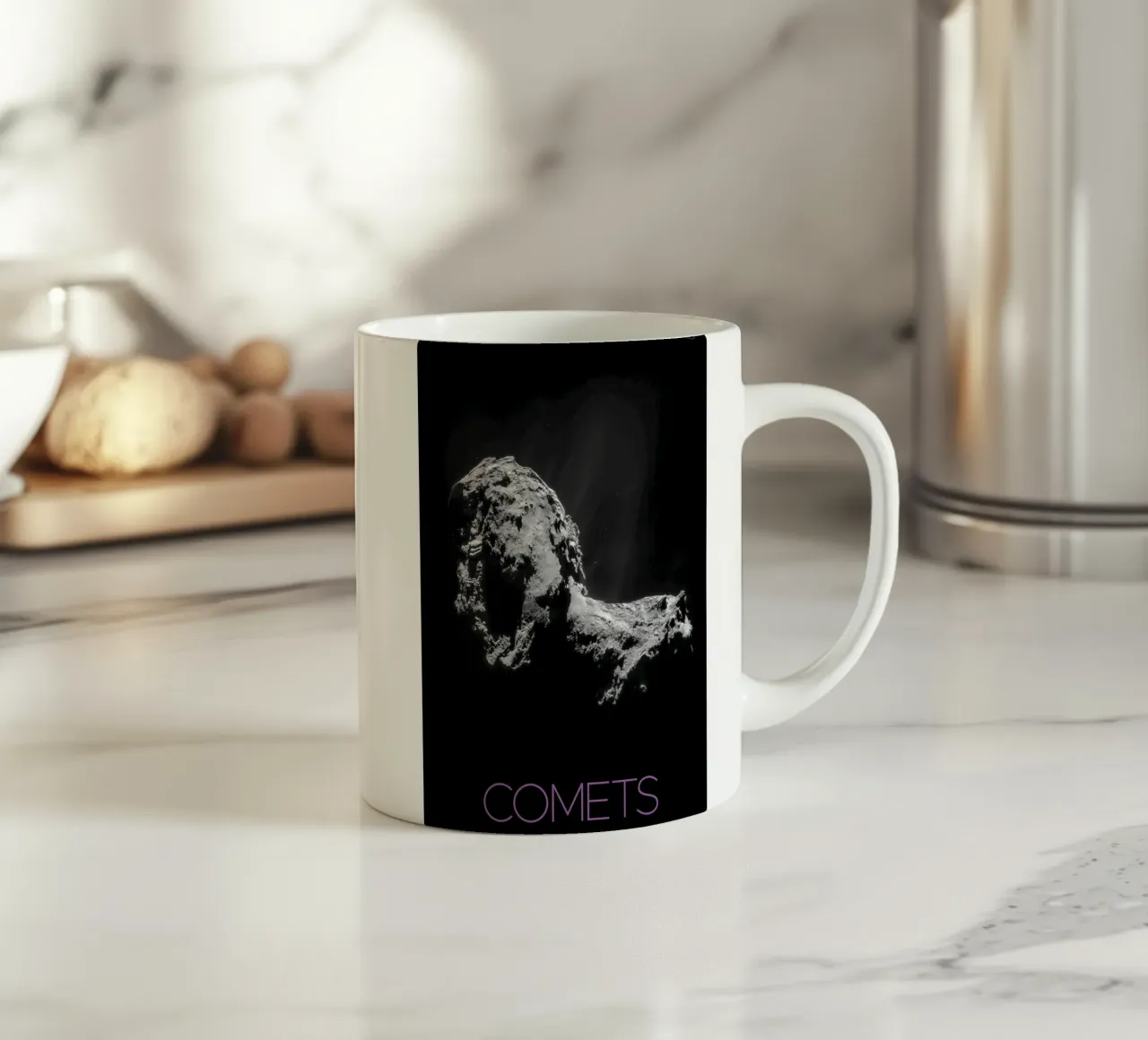nasa comet poster tazza in ceramica da 🎁 ARTVI-SHOP