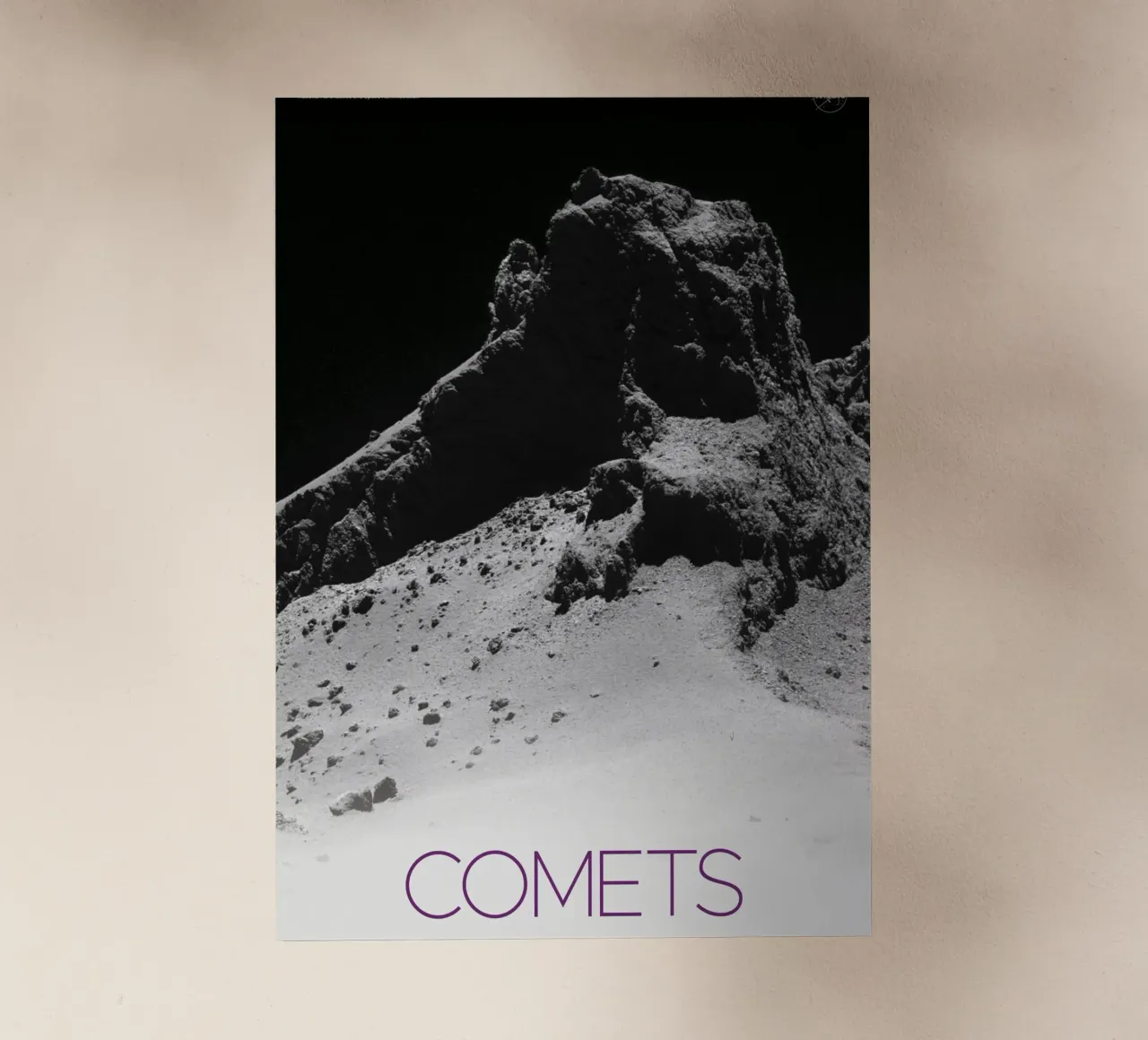 nasa comet poster pellicola backlit da 🎁 ARTVI-SHOP
