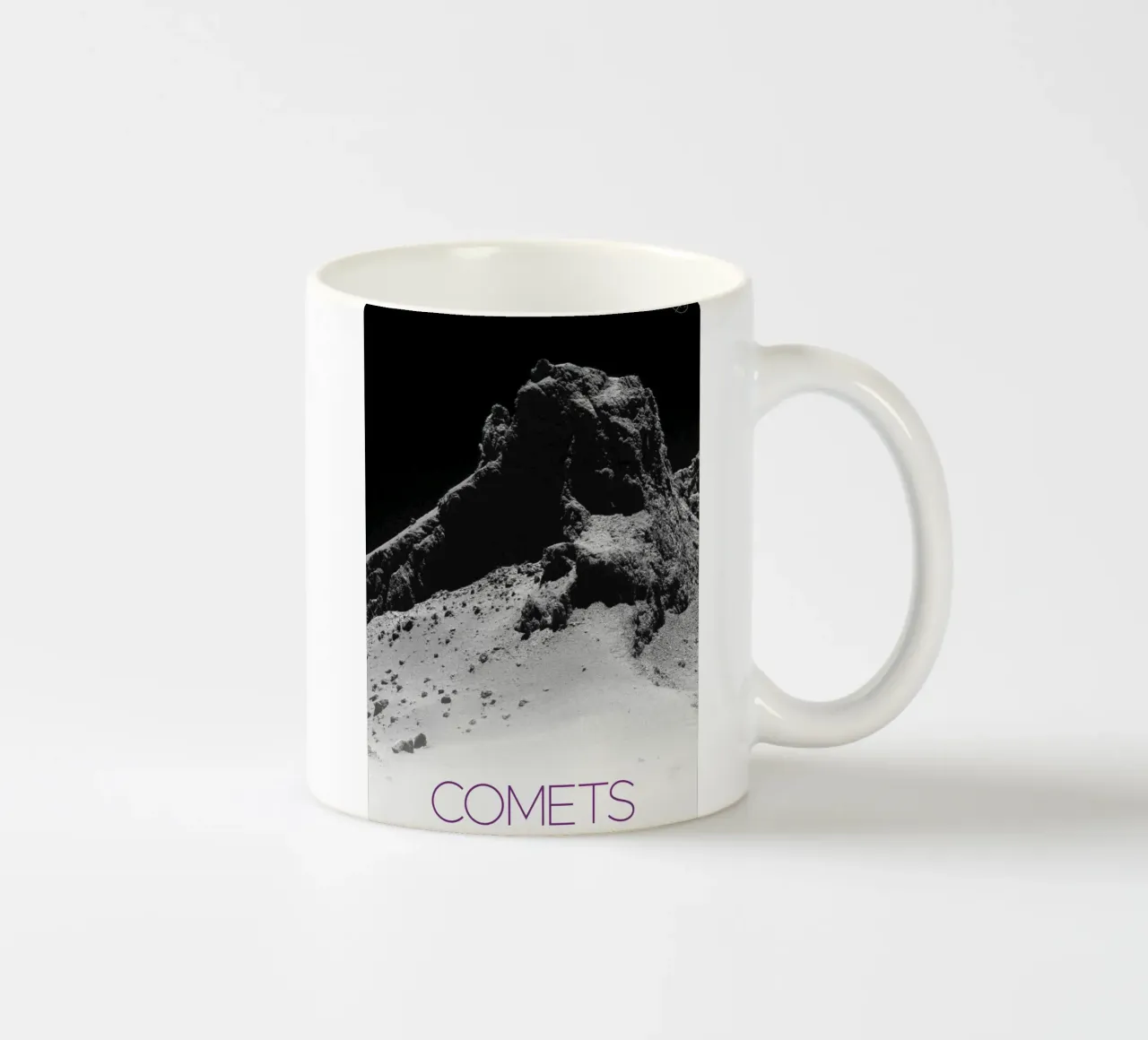 nasa comet poster tazza in ceramica da 🎁 NOBELART