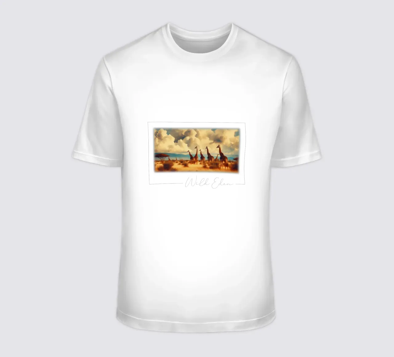 GIRAFE t-shirt van RUBIANT ART