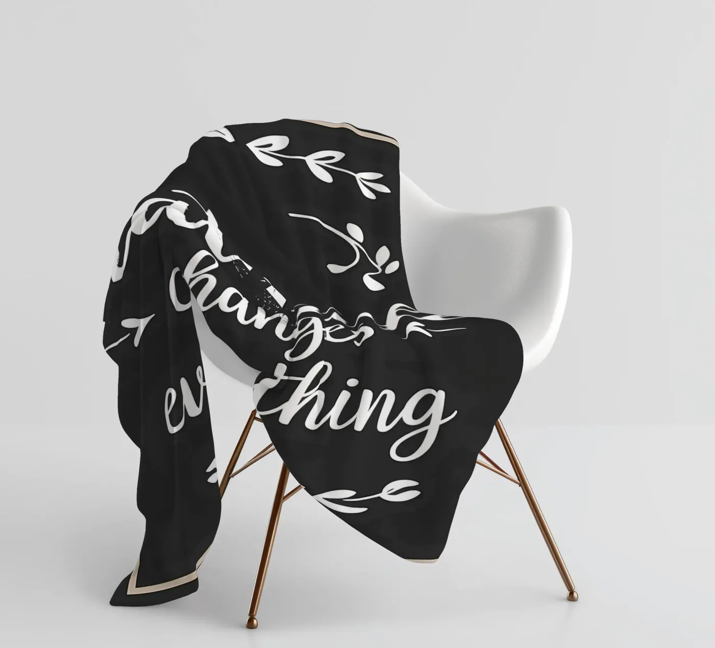 Dankbaarheid verandert alles fleecedeken van inspirational quote