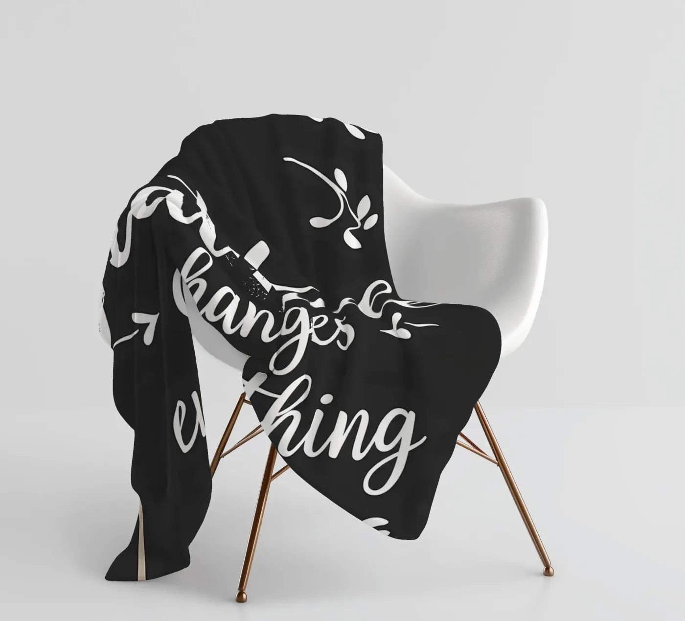 Dankbaarheid verandert alles fleecedeken van inspirational quote