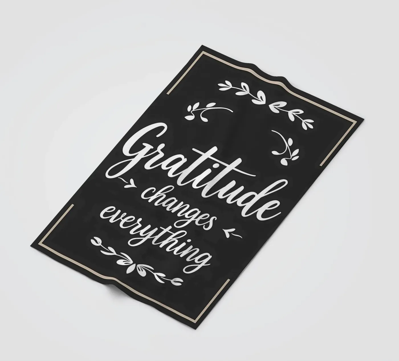 Dankbaarheid verandert alles fleecedeken van inspirational quote