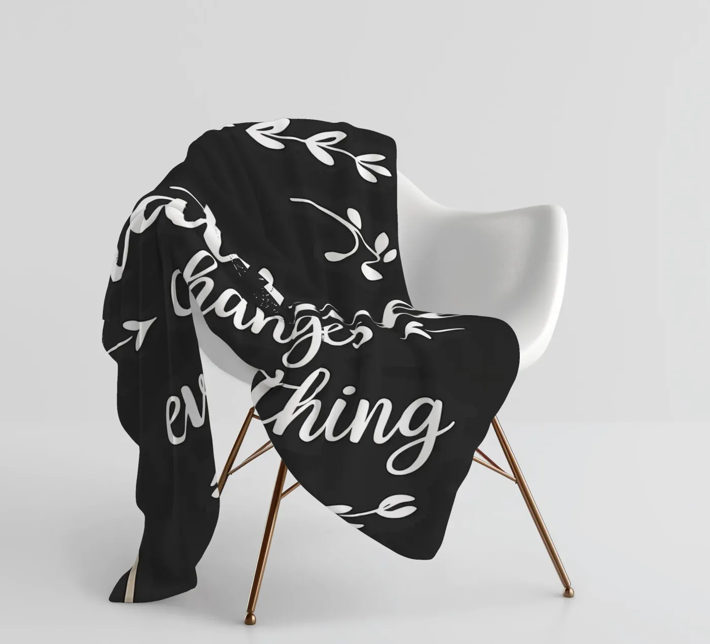 Dankbaarheid verandert alles fleecedeken van inspirational quote