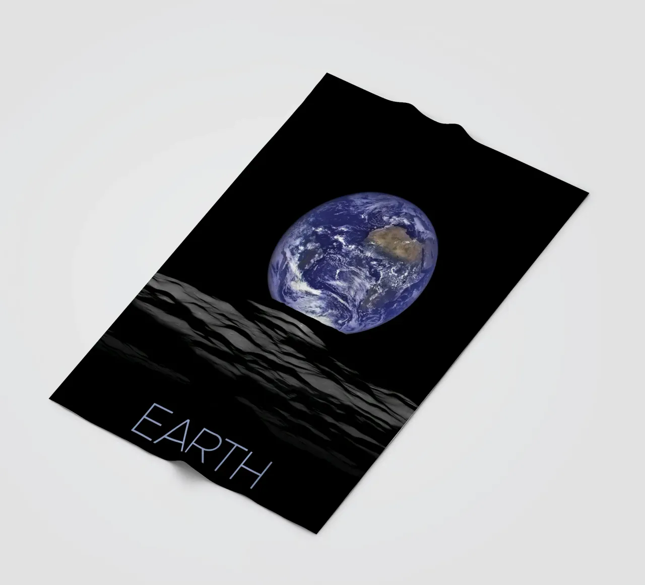 Planet Earth Poster fleece blanket by 🎁 ARTVI-SHOP