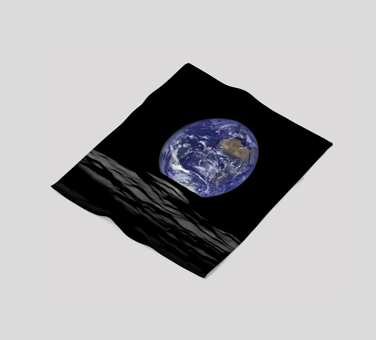 Planet Earth Poster fleece blanket by 🎁 ARTVI-SHOP