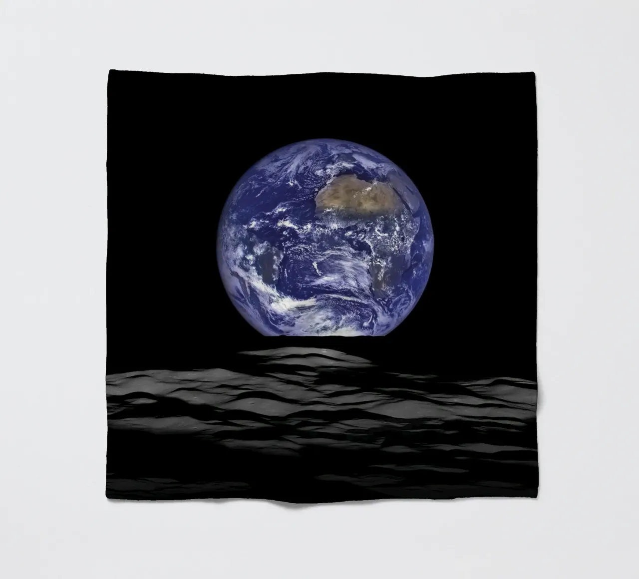 Planet Earth Poster fleece blanket by 🎁 ARTVI-SHOP