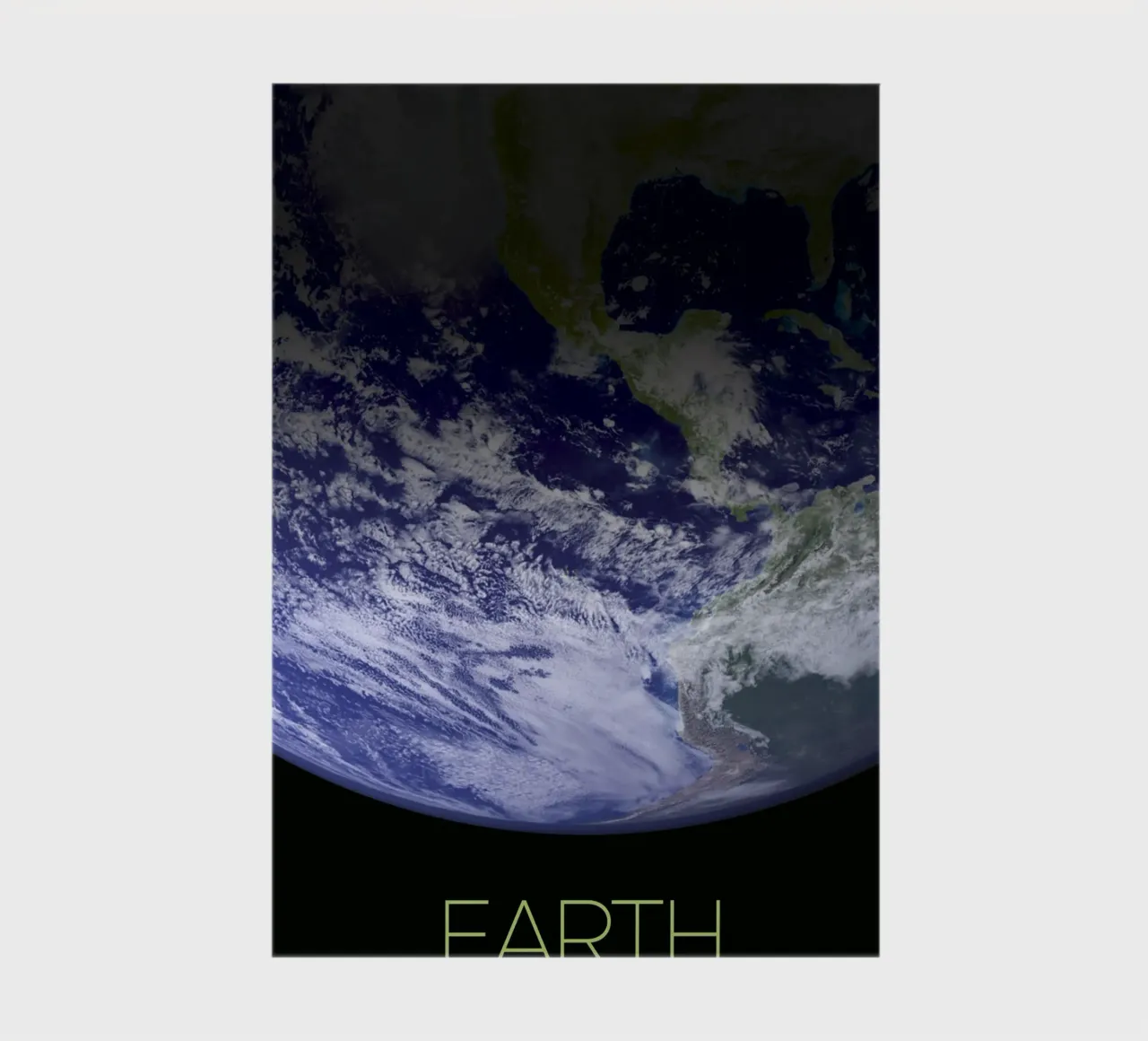 Planet Earth Poster notebook by 🎁 ARTVI-SHOP